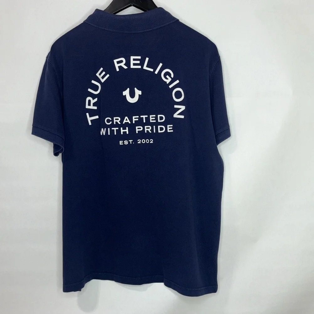 🔥🔥🔥 True Religion Logo Polo Shirt Size: XXL🔥🔥🔥